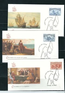 US SC # 2624,2625, 2626, 2627,2628a-b-c Discovery Of America FDC. Fleetwood - Picture 1 of 6