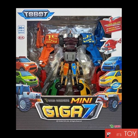 TOBOT MINI GIGA SEVEN 7 X Y Z D Taekwon K Terracle Cargo Transformer Robot Cars Cover