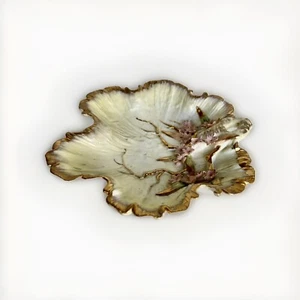 Antique Pink Flowered Ceramic Candy Dish, CT Teilsch Germany 8" x 7" - Picture 1 of 11