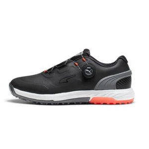 Puma Mens Alphacat Nitro Disc Golf Shoes 37892005 - Black/Shade/Red - Picture 1 of 3