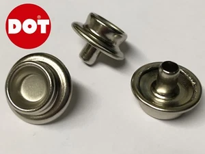 Genuine DOT Snap Gypsy Stud Post Fastener Boat Canvas Canopy Cover Nickel Plated - Picture 1 of 1