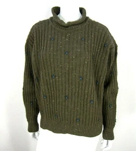 Giorgio Armani Long Sleeve sweater Green Size M Medium - Picture 1 of 12