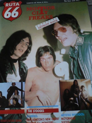 RUTA 66 No.25 LOS PRIMITIVOS (IGGY POP / STOOGES) MC5, MOTÖRHEAD, BOWIE MAGAZINE - Bild 1 von 4