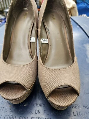 Mossimo supply co, zapatos de cuña para mujer talla 8, marrón. 0089 Foto 1 de 4