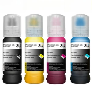 Sublimationstinte für alle Epson EcoTank | Flaschen 101, 102, 103, 104, 105, 106 - Bild 1 von 8