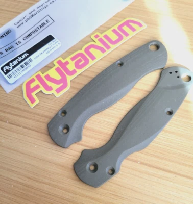 Flytanium PM2 Lotus Scales OD Green G10 Construction Uses Hardware For Spyderco - Image 1 of 4