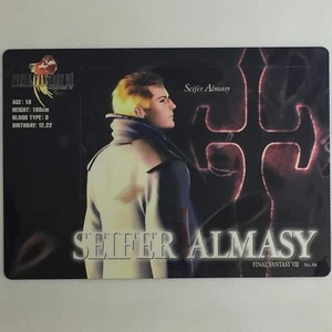 Final Fantasy VIII Jumbo Carddass No.4 Seifer Almasy Bandai 1999 Japan - Picture 1 of 2