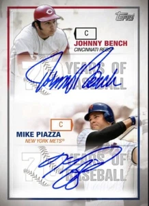 [DIGITAL CARD] Topps Bunt Bench Piazza 70 Years Baseball 21 S4 Blue Dual Sig - Picture 1 of 1