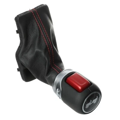 Jeep Wrangler 2018 palanca de cambios transmisión cuero negro costuras rojas Mopar OEM Foto 1 de 4