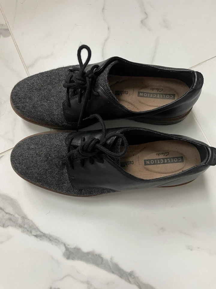 Zapatos planos Oxford Clark's Collection Raisie Bloom para mujer talla 7,5 Foto 1 de 4