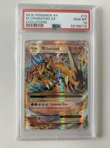 M Charizard EX 13/108 2016 XY Evolutions PSA 10 - Picture 1 of 2