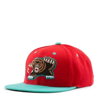 Mitchell & Ness rojo/verde azulado NBA Vancouver Grizzlies recarga HWC Snapback - OSFA Foto 1 de 3