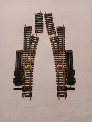 Vintage HO Scale, LIFE-LIKE, Right & Left Turnouts, Switch Tracks,Yugoslavia #8 - Image 1 of 2
