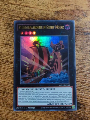 Yu-Gi-Oh! Plünderpatrouillen-Schiff Moerk GFP2-DE148 1. Auflage Ultra Rare - Bild 1 von 4