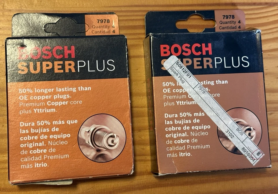 PACK DE 6 BUJÍAS BOSCH SUPER PLUS 7978 VM03 Foto 1 de 2