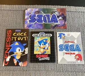 Vintage Sega Genesis Sonic the Hedgehog Toe Jam and Earl Poster & Inserts - Bild 1 von 10