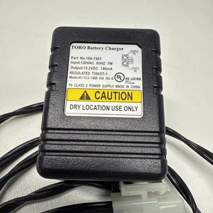 Toro OEM Battery Charger Part No. 104-7401 For Electric Start Lawnmower - Picture 1 of 6