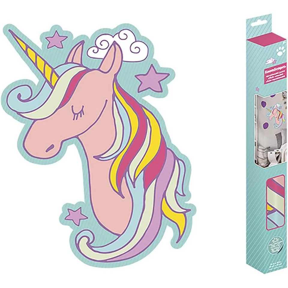 Magical Unicorn Poster by Roomscapes 24" x 18" Peel and Stick repositionable New - Image 1 of 1