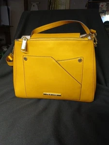 Steve Madden Bblaze Mustard Crossbody And Handle  Bag Purse - Picture 1 of 4