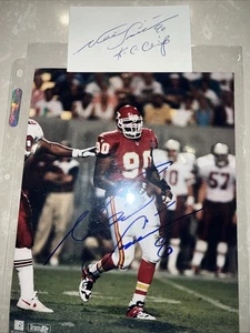 Neil Smith handsigniertes/signiertes Kansas City Chiefs 8x10 Foto und signed Index - Bild 1 von 3
