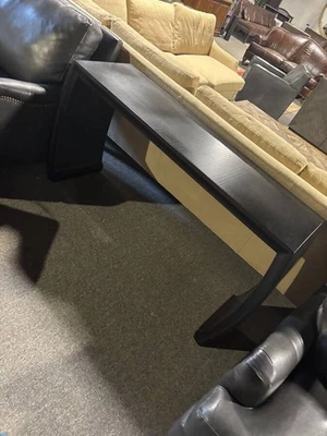 Mesa consola Ethan Allen ébano Foto 1 de 3