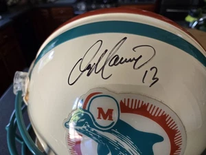 Dan Marino Signed Dolphins Authentic Pro Line FS Helmet Mint Auto U.d.a. Hologra - Picture 1 of 10