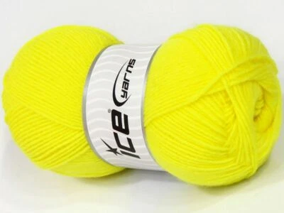 Lote de 4 hilos finos Softly Baby 4x100g/340m amarillo Foto 1 de 4