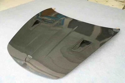 Cubierta de capó delantero de fibra de carbono real para Porsche Carrera 911 997 2004-2012 Foto 1 de 4