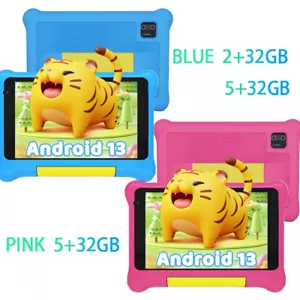 Kids Tablet 7'' Android 12 Tablet for Kids 3-12 2/5GB RAM + 32GB ROM Parent Cont - Picture 1 of 10