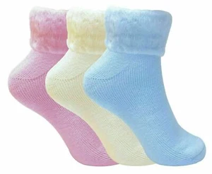 Ladies Thick Warm Fluffy Fleece Cosy Ankle Thermal Soft Gentle Lounge Bed Socks - Picture 1 of 4