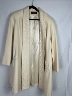 Vintage Alorna 80s Wool Swing Coat  Made In USA Formal Old Money Quiet Luxury - Image 1 of 4