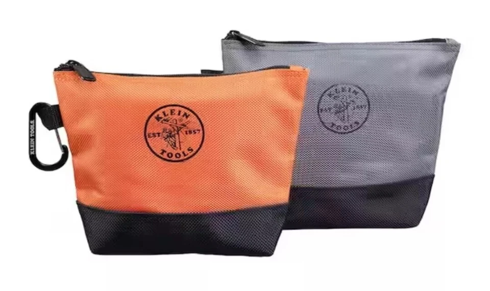 Klein Tools 2 Pack 9 in. Stand-Up Zipper Tool Bag New in Package  - Image 1 of 4