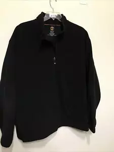 Timberland Men’s Pull Over Size 3 Xl 100% Polyester Black - Picture 1 of 8