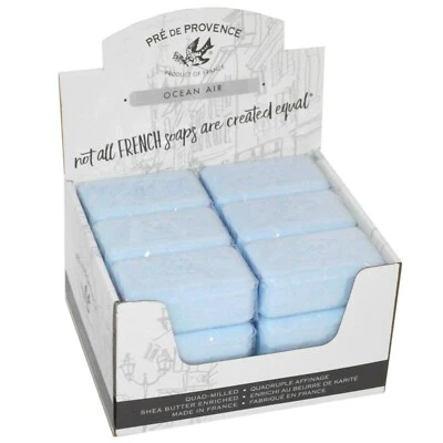 Pre de Provence OCEAN AIR Case 18 x 150 Gram French Soap Bath Shower Bars Shea - Image 1 of 2
