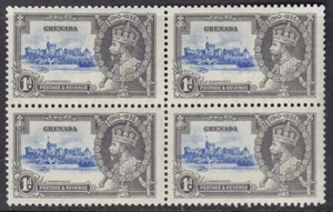 GRENADA 1935 SILBERJUBILÄUM SG146 1d postfrisch vierfach BLOCK - Bild 1 von 1