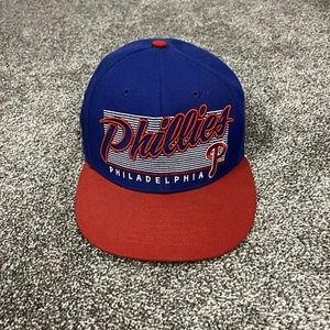 Philadelphia Phillies 90s Logo 47’ Brand Cap Hat Snapback Red & Blue - Picture 1 of 10