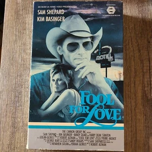 *Tested* FOOL FOR LOVE SAM SHEPARD KIM BASINGER VHS - Picture 1 of 1