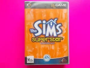 THE SIMS - PC CD-ROM GAME - SUPERSTAR EXPANSION PACK **LIKE NEW - Picture 1 of 5