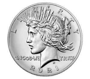 2021-P PEACE SILVER DOLLAR - Bild 1 von 4