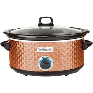 Brentwood Sc-157C Select 7 Quart Slow Cooker In Copper - Picture 1 of 7