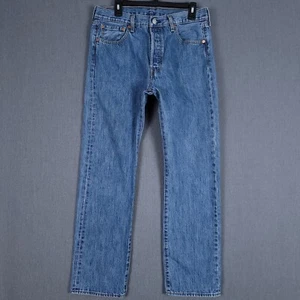 Levis 501 XX Jeans Mens 34x32 (31x31) Blue Straight Leg Button Fly Denim - Picture 1 of 12
