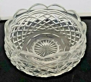 Waterford Crystal Heritage Collection 8" Footed Bowl Scalloped Edge - BRAND NEW! - Picture 1 of 9