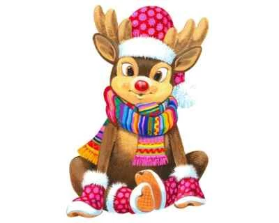 Quebra-cabeça de madeira Wentworth Rudolph The Reindeer quebra-cabeça de Natal 15 peças novo na caixa - Imagem 1 de 4