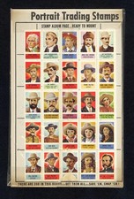 1949 TOPPS TEST STAMPS X-RAY ROUND UP 25 COWBOYS BAURS AUNT HANNAH'S BREAD PROMO