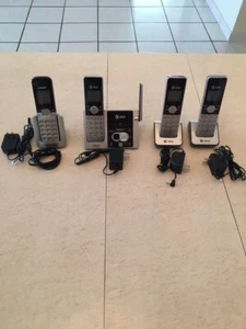 Three wireless AT&T home phone handsets and One V-Tech phone handset - Picture 1 of 1