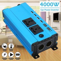 Power Inverter 3000W//5000W 12V-110//130VModified Sine Wave Car Plug Cable 4 USB