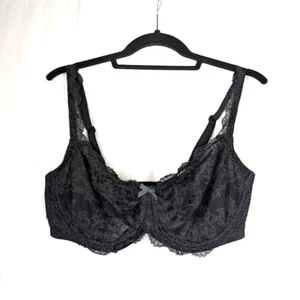 Victoria's Secret BH Gr.38DDD Spitze Demi Bügel ungefüttert schwarz 11042465 NEU Neu mit Etikett - Bild 1 von 8