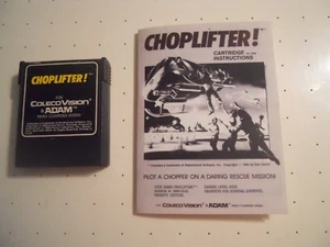 Choplifter! (ColecoVision, 1984) Game Cartridge with Manual - Tested and Working - Picture 1 of 7
