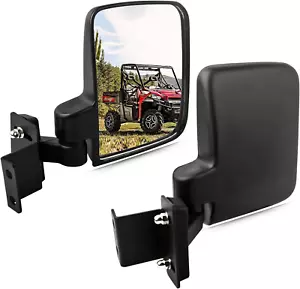 Side View Mirrors Compatible with 2013-2023 Polaris Ranger 500 570 900 - Fits Pr - Picture 1 of 7