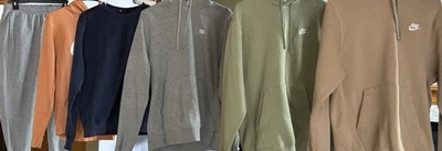 Moletom com capuz Nike Club Fleece médio (5) e jogger (1) pacote - 6 peças varejo $380 - Imagem 1 de 4